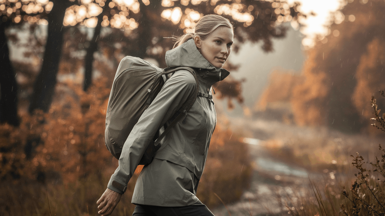 Billede der illustrerer bedste skaljakke dame - friluftsliv og udstyr