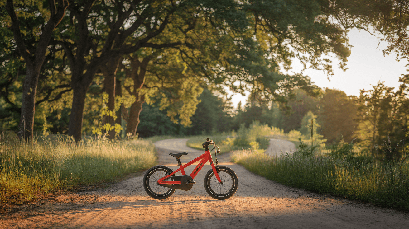 Billede der illustrerer bedste børnecykel - friluftsliv og udstyr