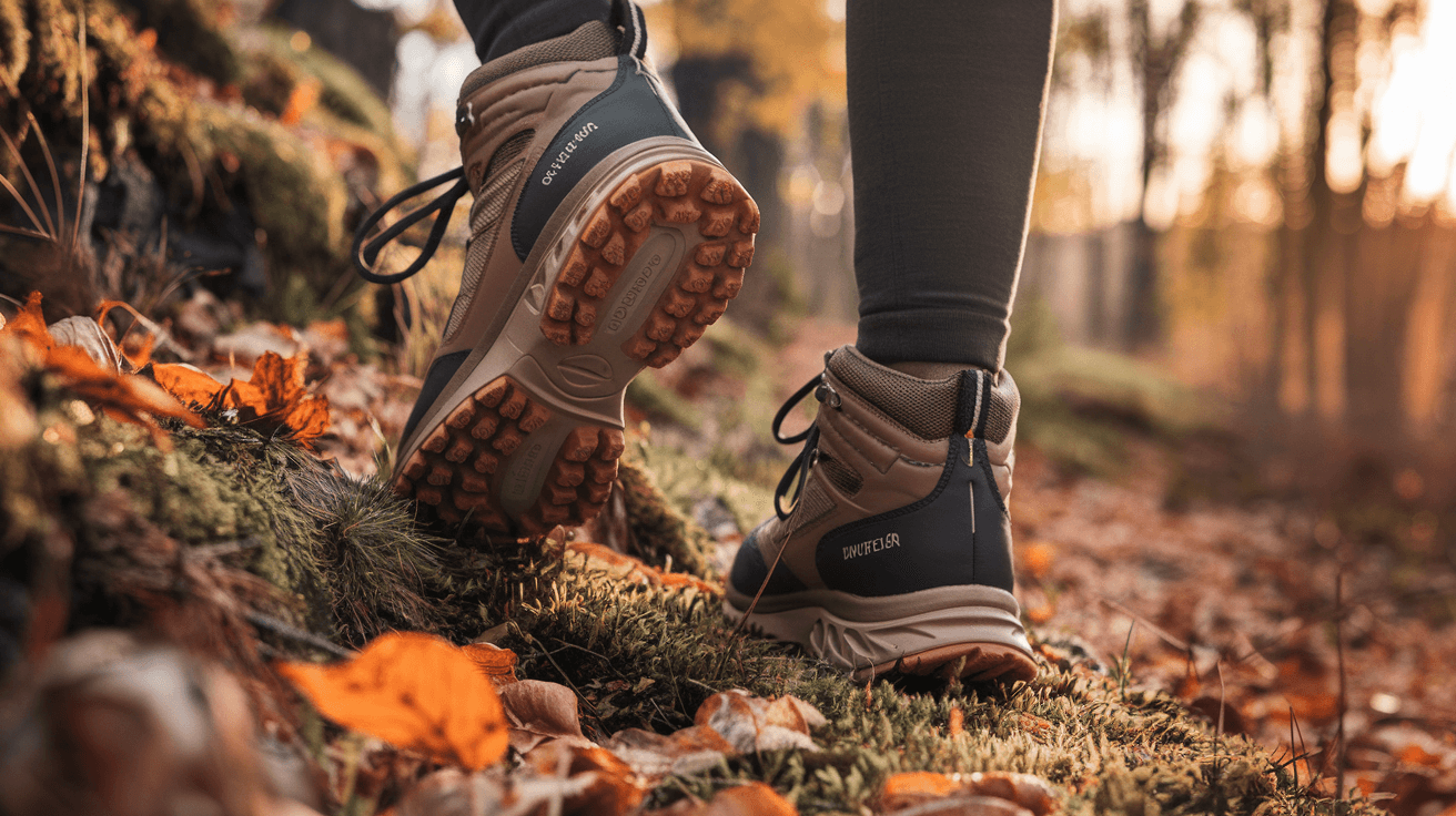 Billede der illustrerer bedste stødabsorberende sko - friluftsliv og udstyr