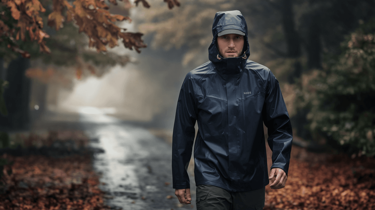 Billede der illustrerer bedste regntøj herre - friluftsliv og udstyr