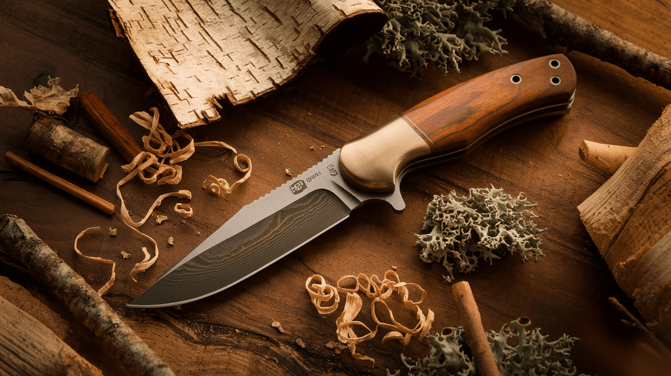 Billede der illustrerer bedste bushcraft kniv