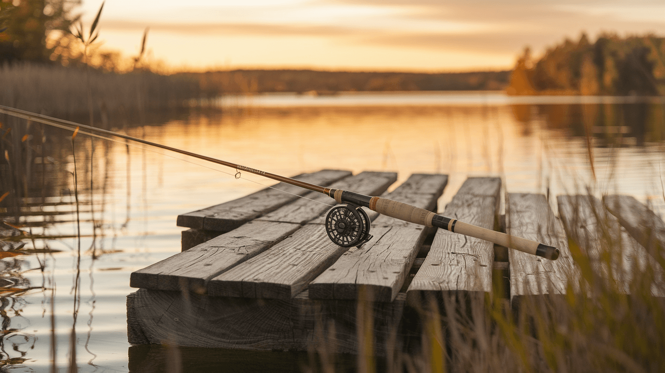 Billede der illustrerer bedste fiskestang - friluftsliv og udstyr