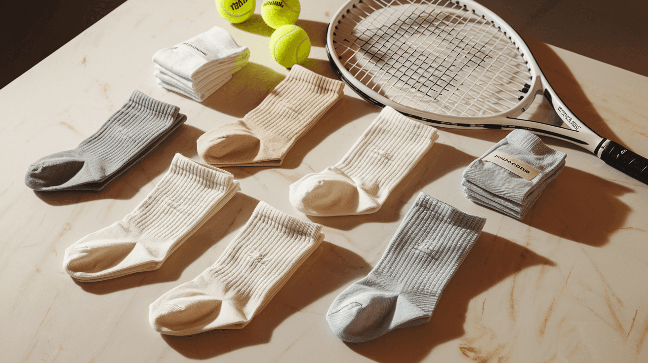 Billede der illustrerer bedste tennisstrømper