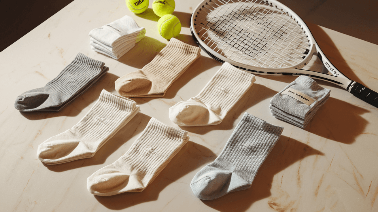 Billede der illustrerer bedste tennisstrømper