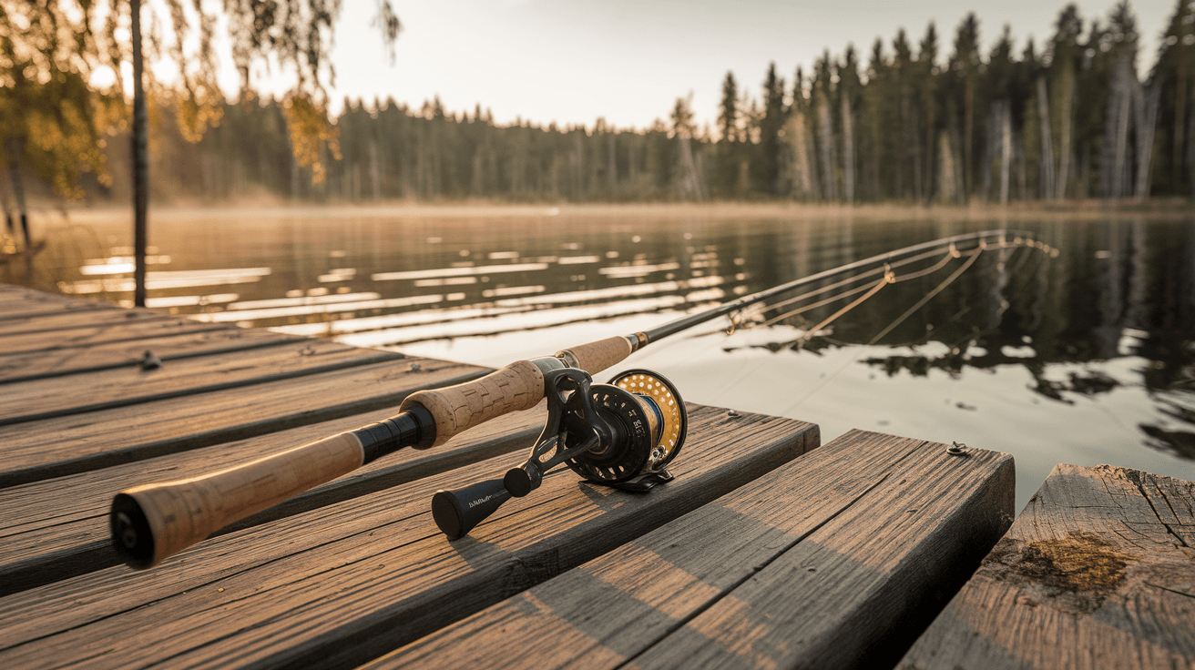 Billede der illustrerer bedste spinnestang - friluftsliv og udstyr