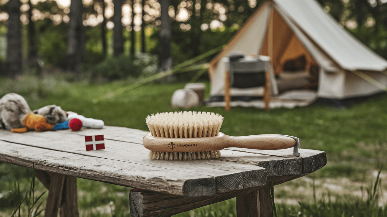 Billede der illustrerer bedste børste til langhåret