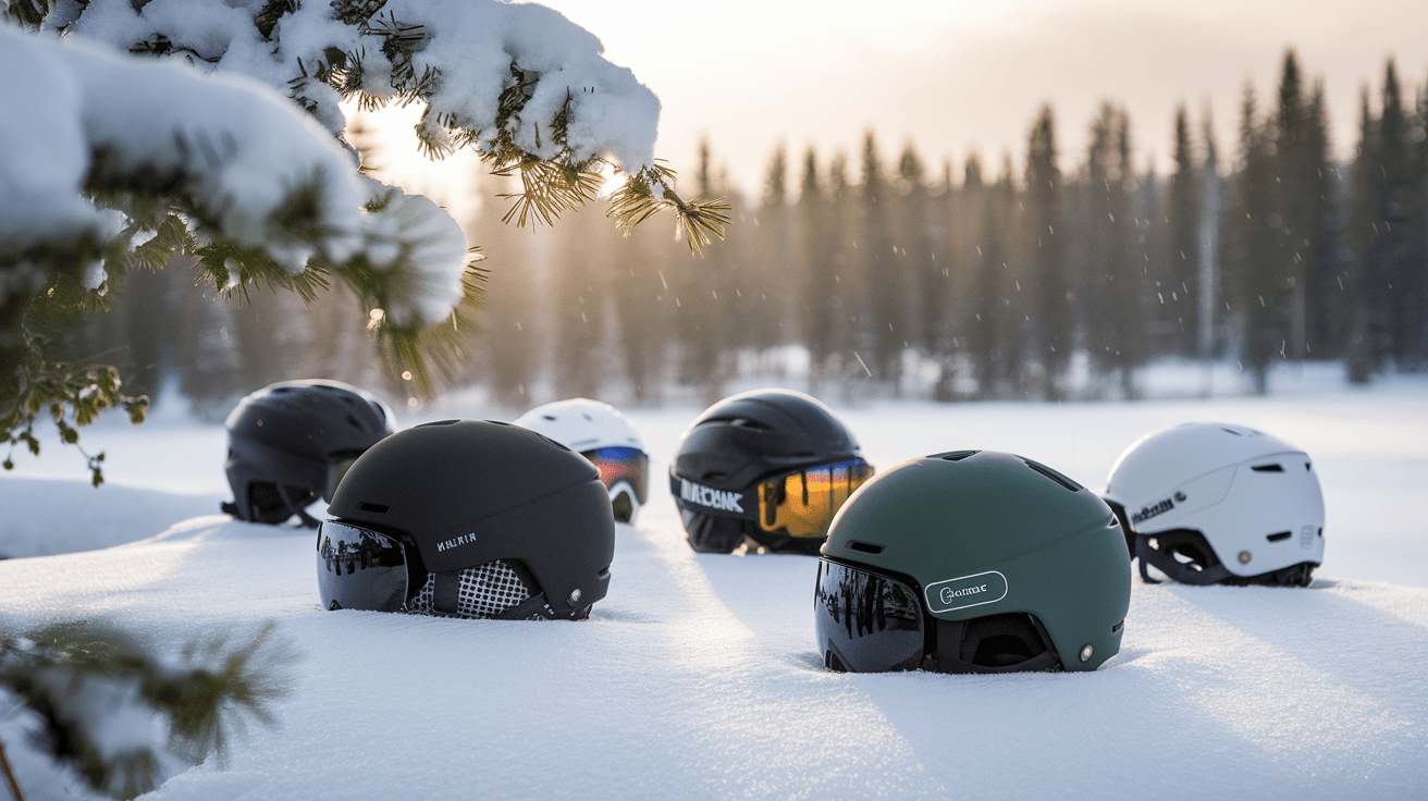 Billede der illustrerer bedste skihjelm - friluftsliv og udstyr