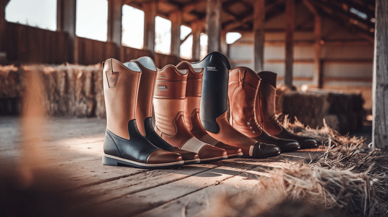 Billede der illustrerer bedste boots hest