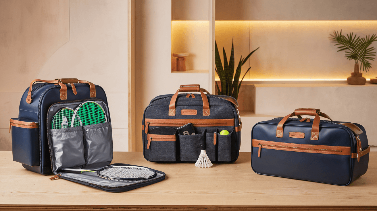 Billede der illustrerer bedste badmintontaske