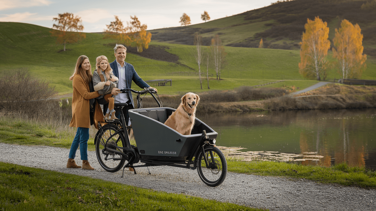 Billede der illustrerer bedste ladcykel til hund - friluftsliv og udstyr