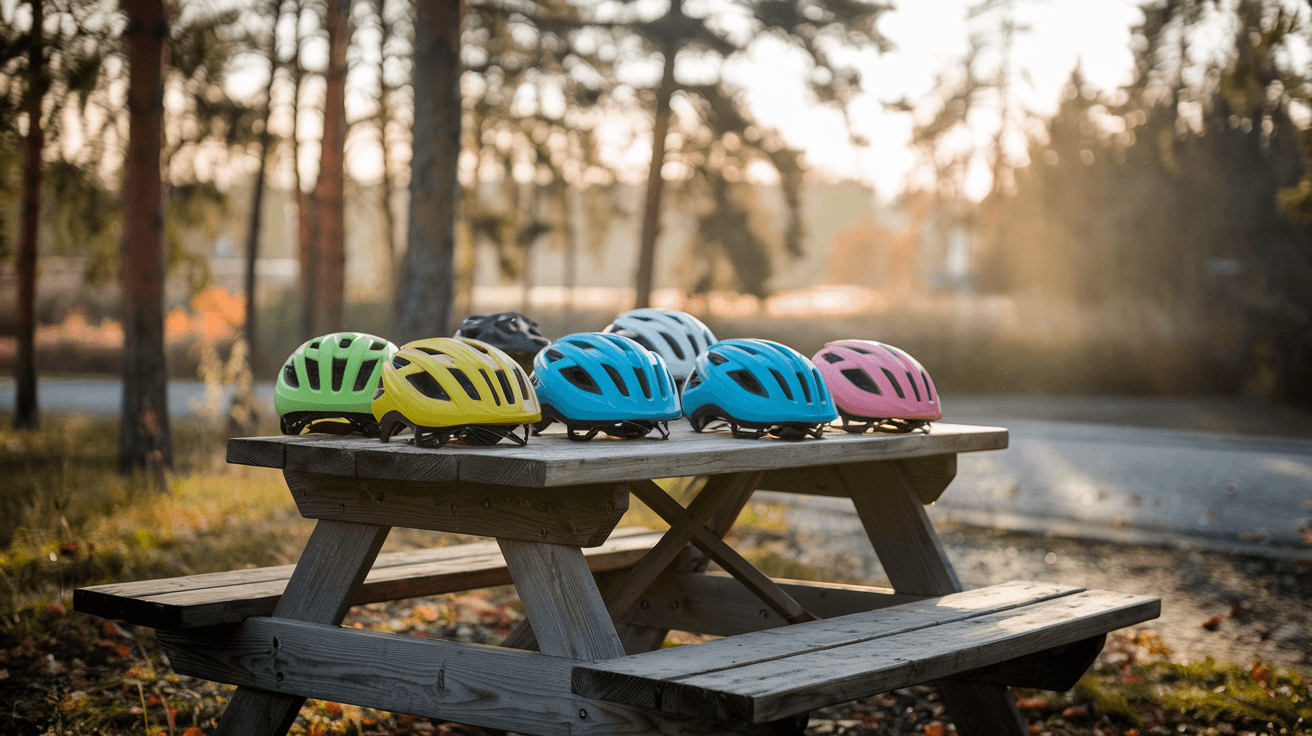 Billede der illustrerer bedste cykelhjelm til børn - friluftsliv og udstyr