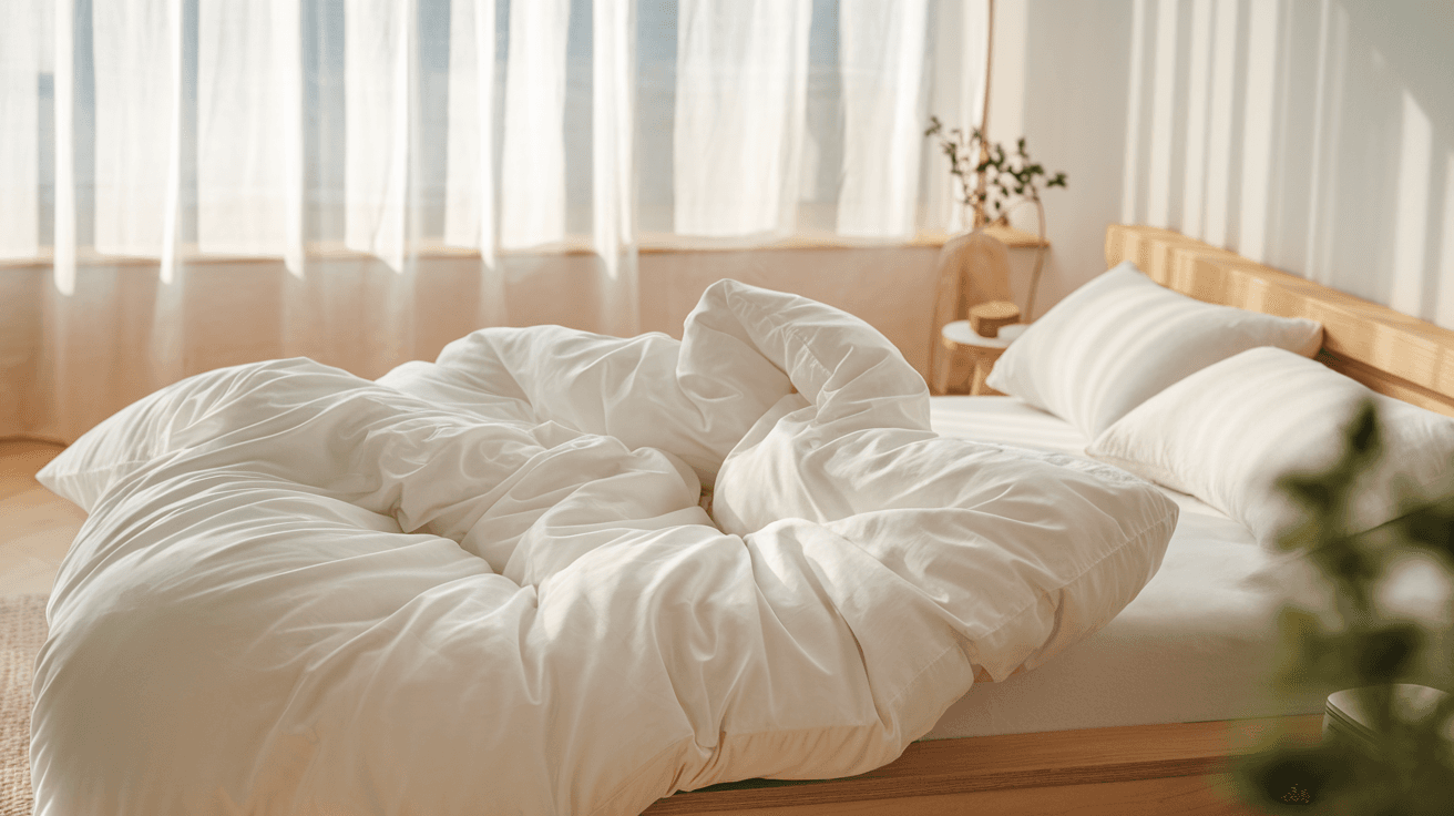 Billede der illustrerer bedste allergivenlige dyne