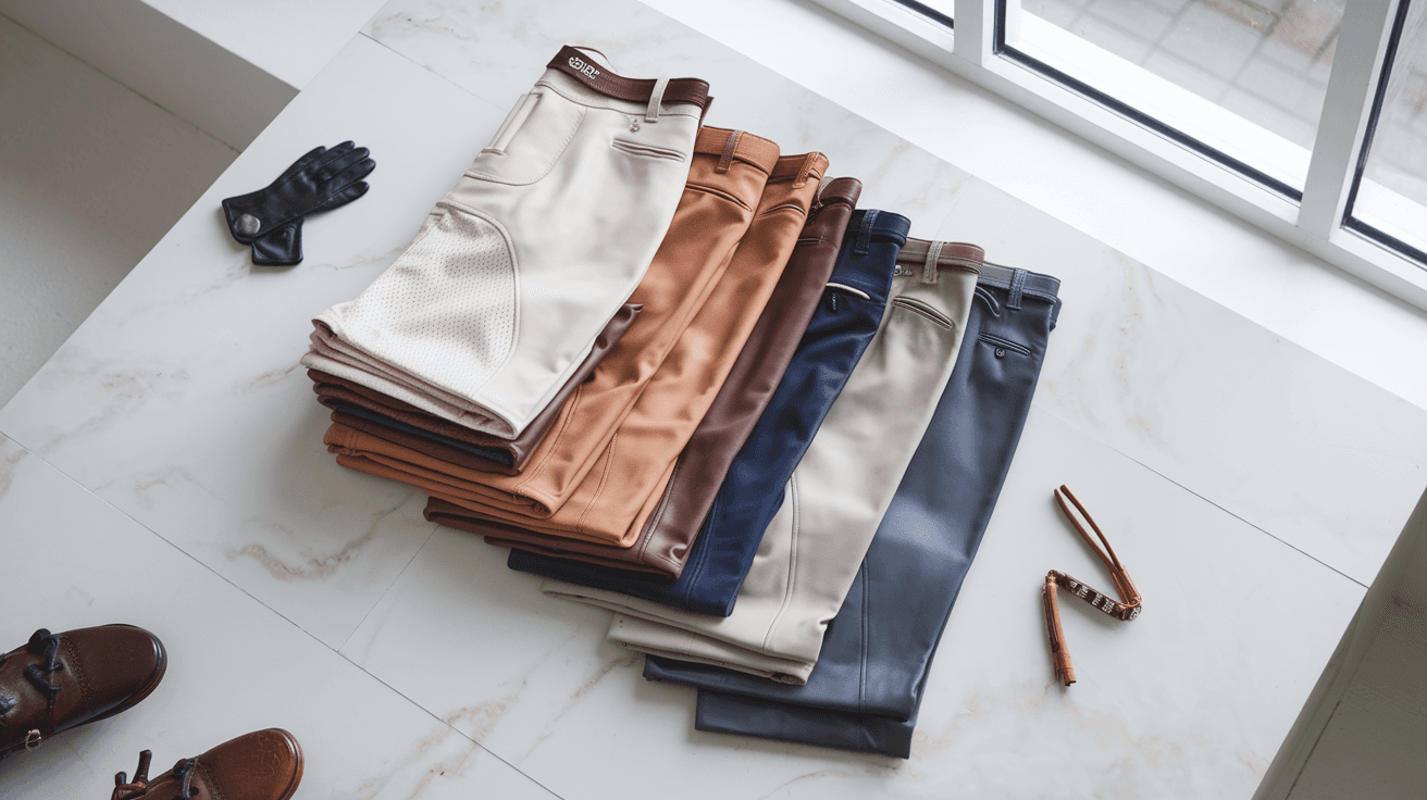 Billede der illustrerer bedste ridebukser