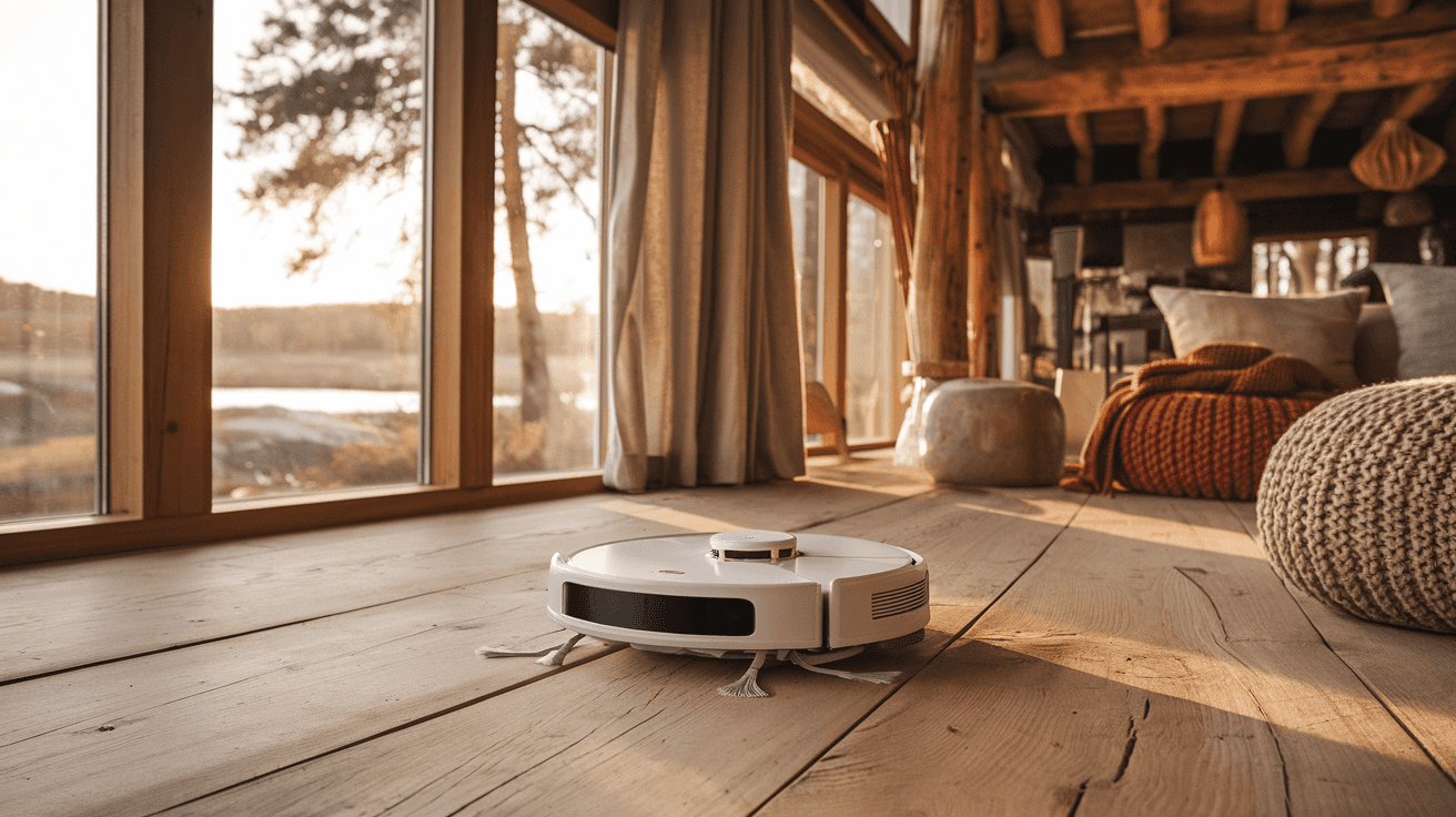 Billede der illustrerer bedste robotstøvsuger med gulvvask