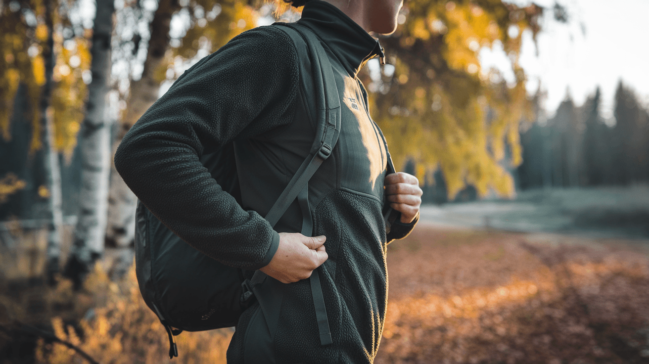 Billede der illustrerer bedste fleecejakke - friluftsliv og udstyr