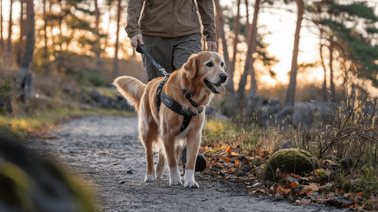 Billede der illustrerer bedste sele til hund