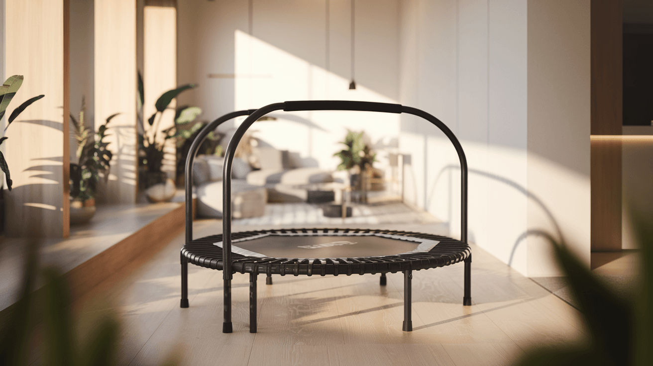 Billede der illustrerer bedste fitness trampolin