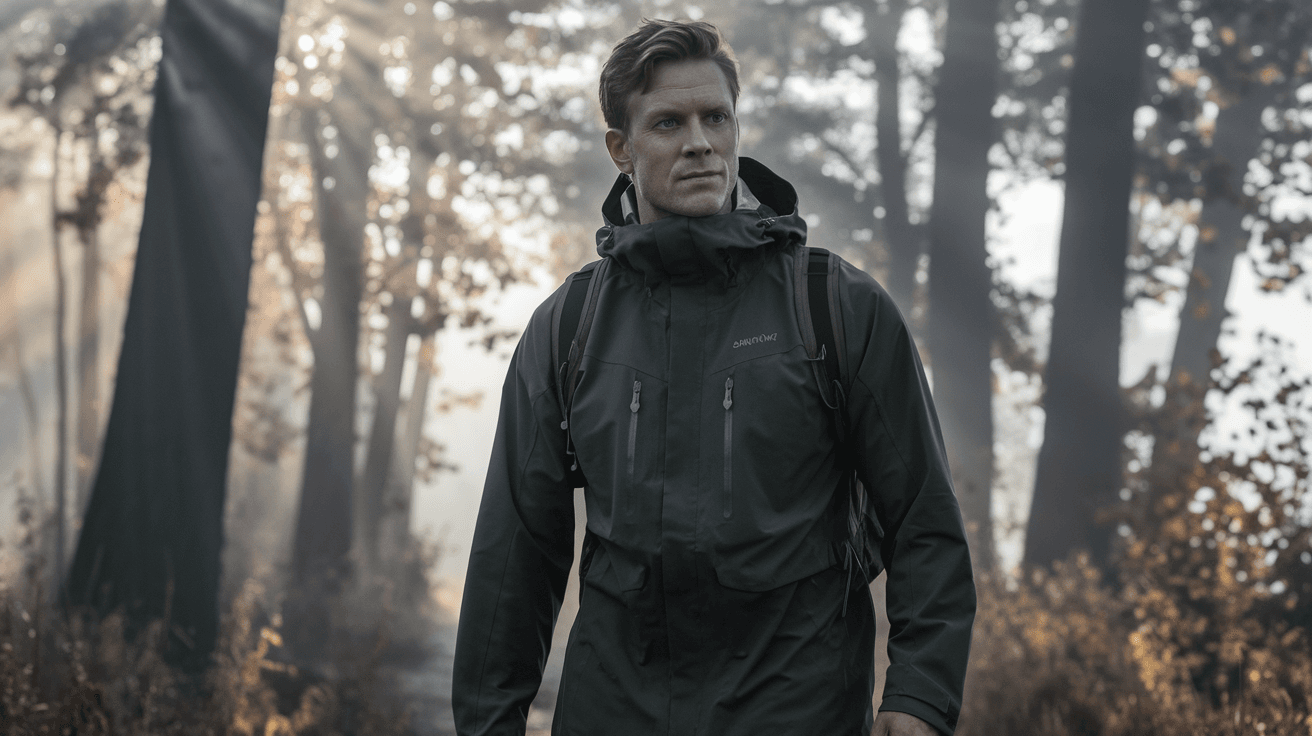 Billede der illustrerer bedste outdoor jakke herre - friluftsliv og udstyr