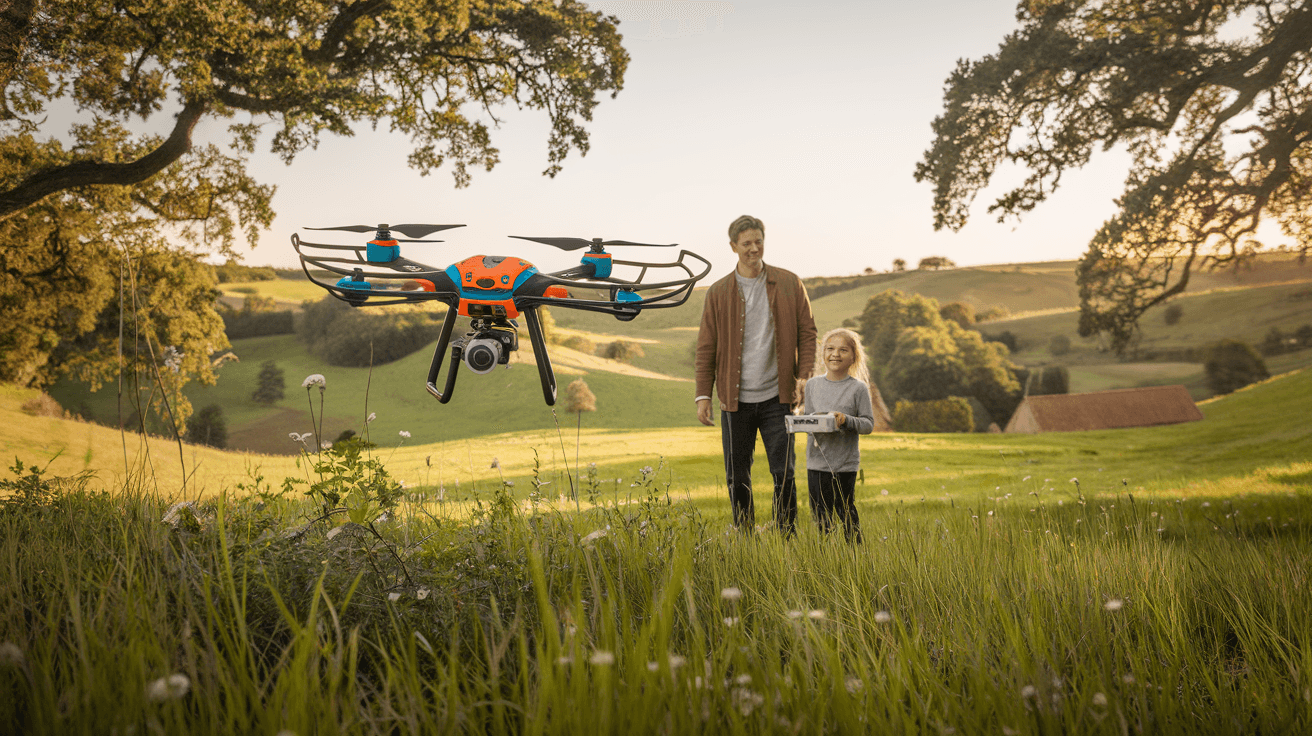 Billede der illustrerer bedste drone til børn - friluftsliv og udstyr