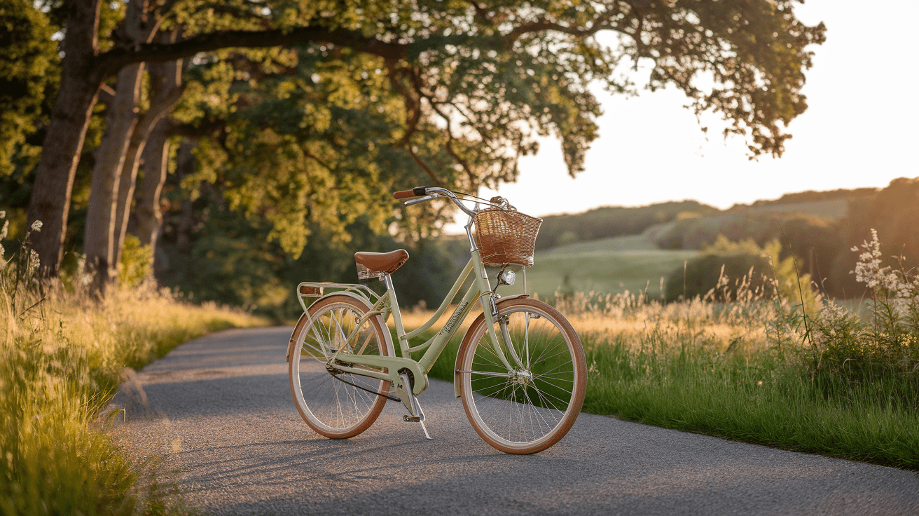 Billede der illustrerer bedste damecykel - friluftsliv og udstyr