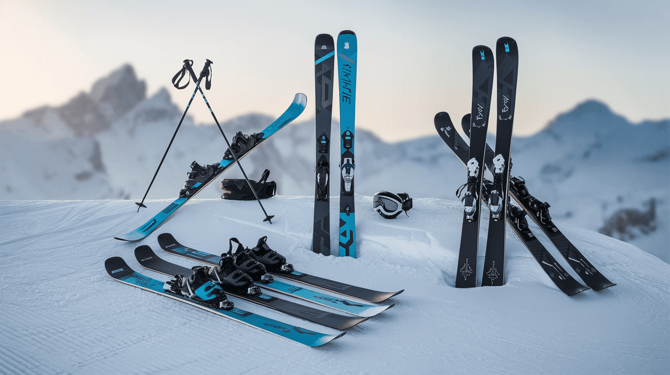 Billede der illustrerer bedste ski