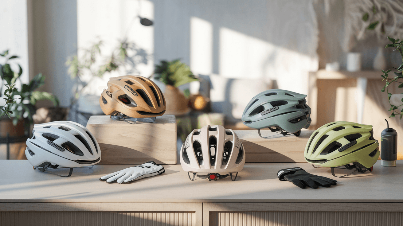 Billede der illustrerer bedste cykelhjelm til kvinder