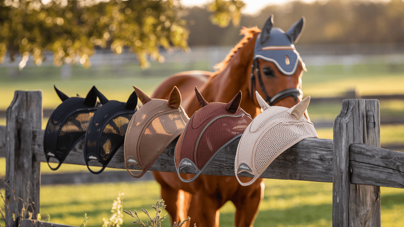 Billede der illustrerer bedste fluemaske hest