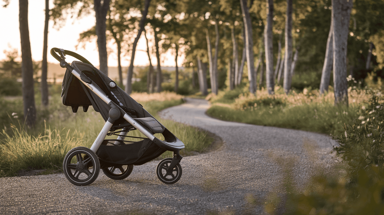 Billede der illustrerer bedste baby jogger