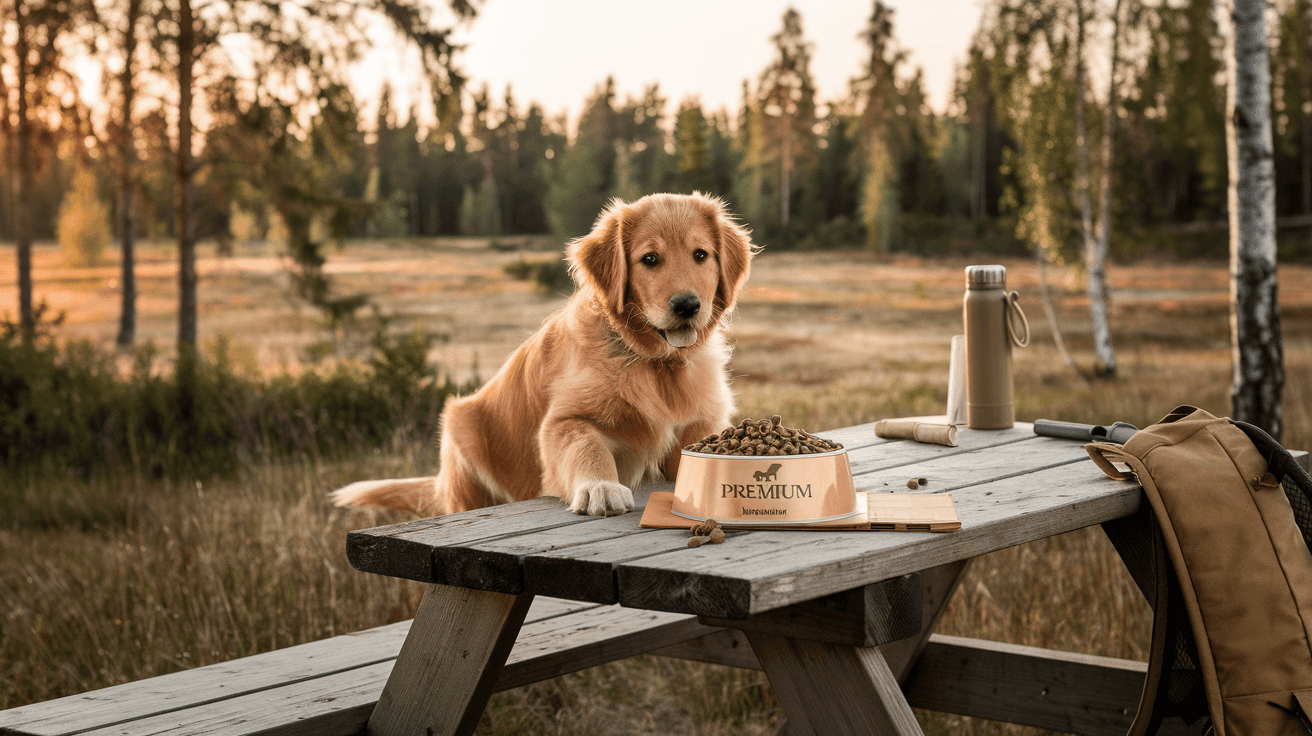 Billede der illustrerer bedste hundefoder til hvalpe