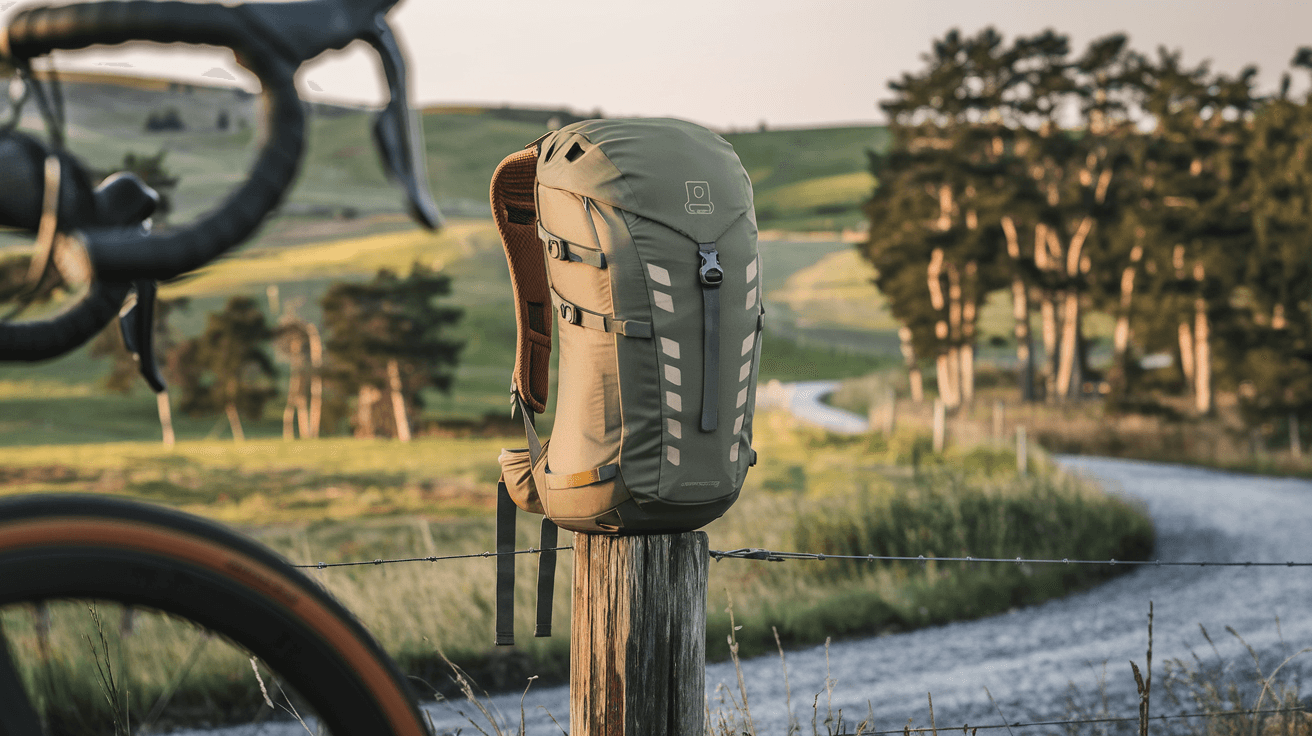 Billede der illustrerer bedste rygsæk til cykling - friluftsliv og udstyr