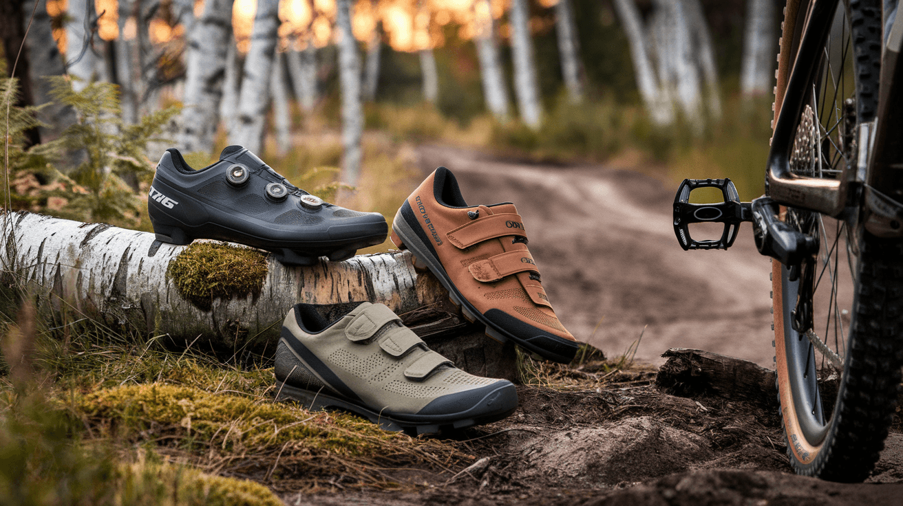 Billede der illustrerer bedste mtb sko - friluftsliv og udstyr