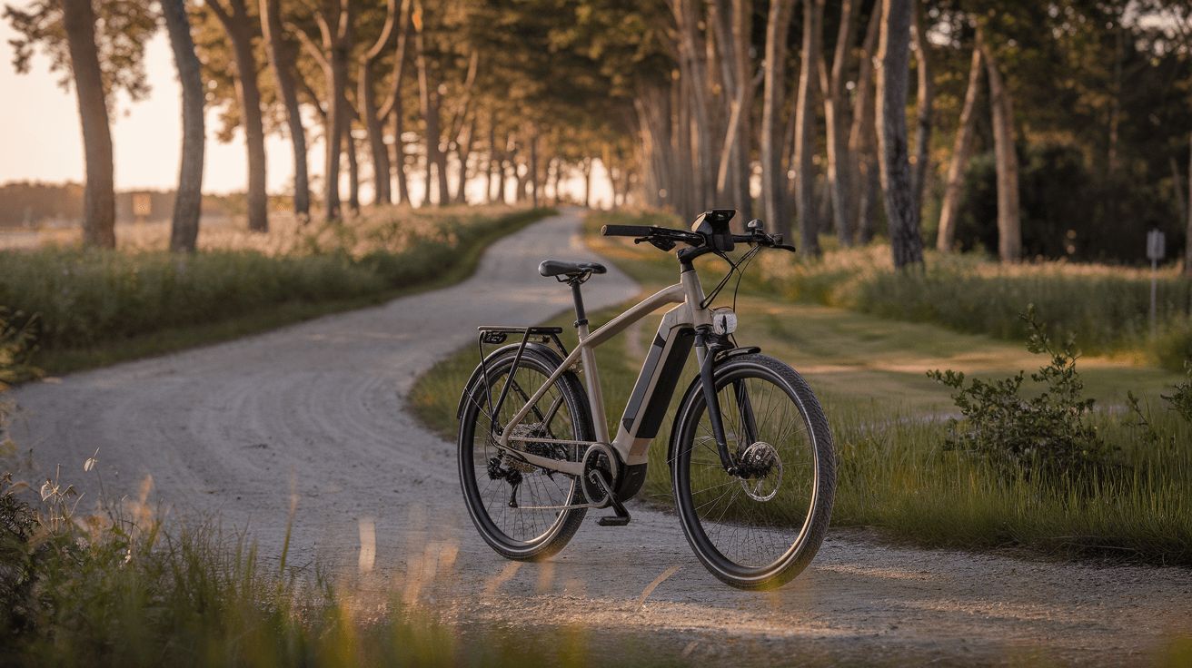 Billede der illustrerer bedste elcykel med remtræk - friluftsliv og udstyr