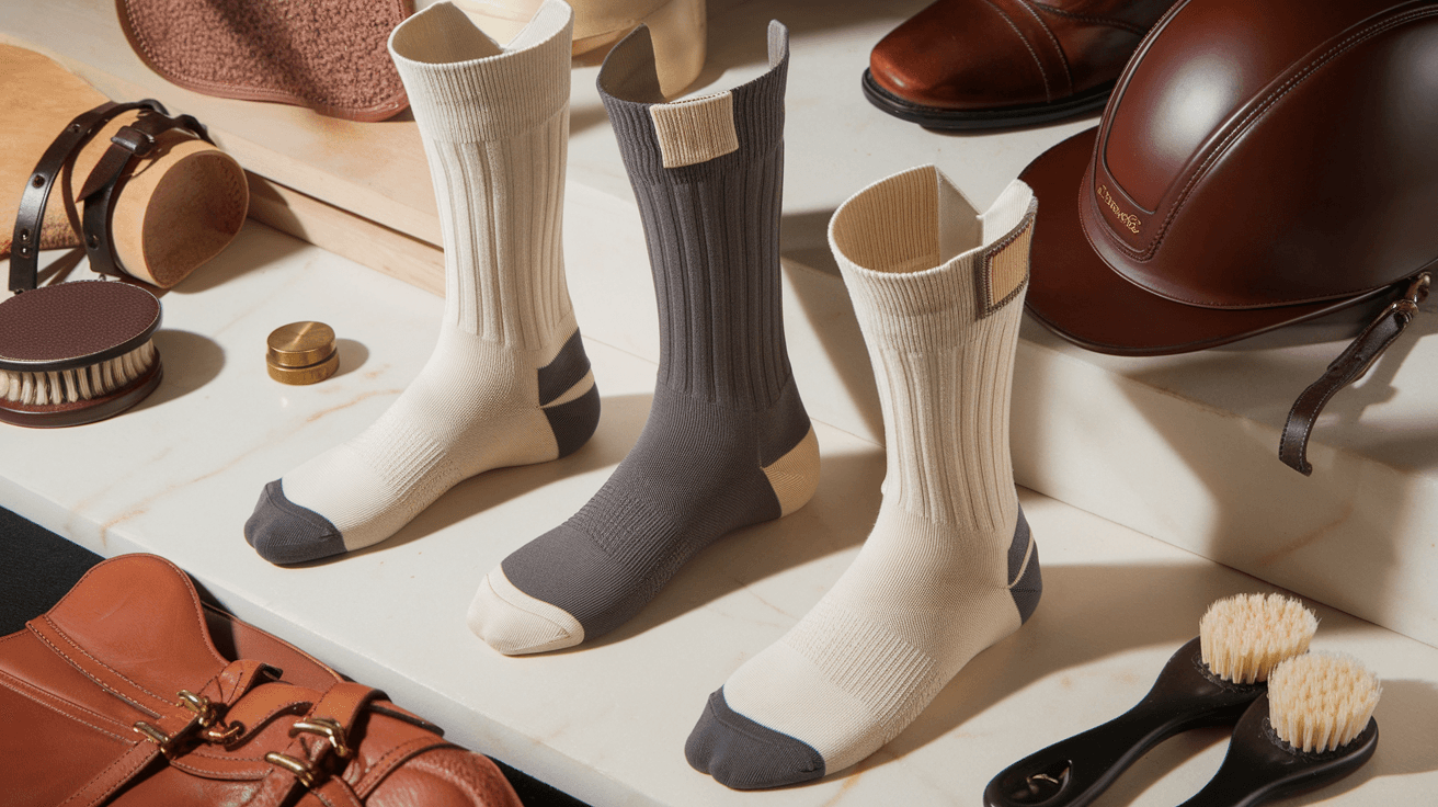 Billede der illustrerer bedste ridesokker