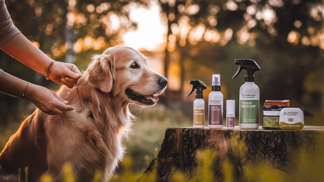 Billede der illustrerer bedste middel mod flåter