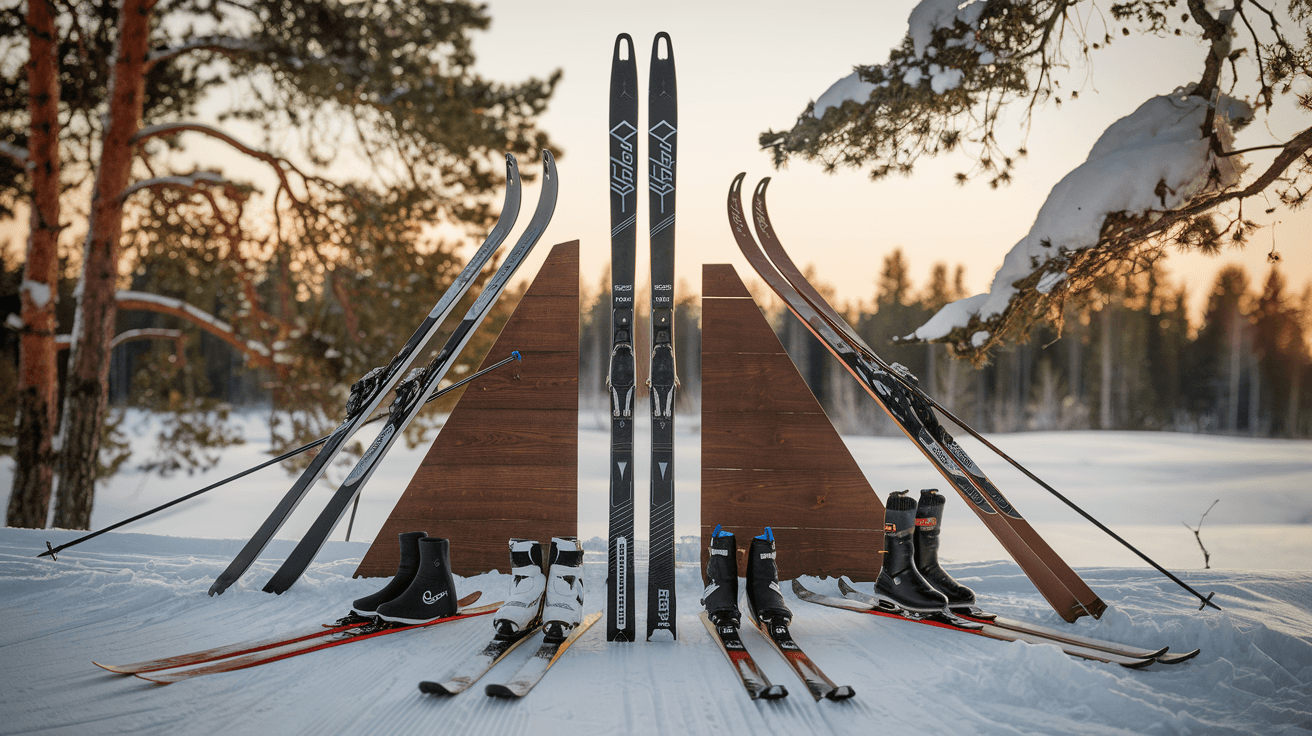 Billede der illustrerer bedste ski - friluftsliv og udstyr