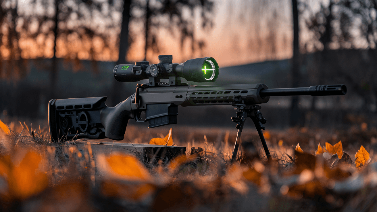 Billede der illustrerer bedste natkikkert til riffel - friluftsliv og udstyr