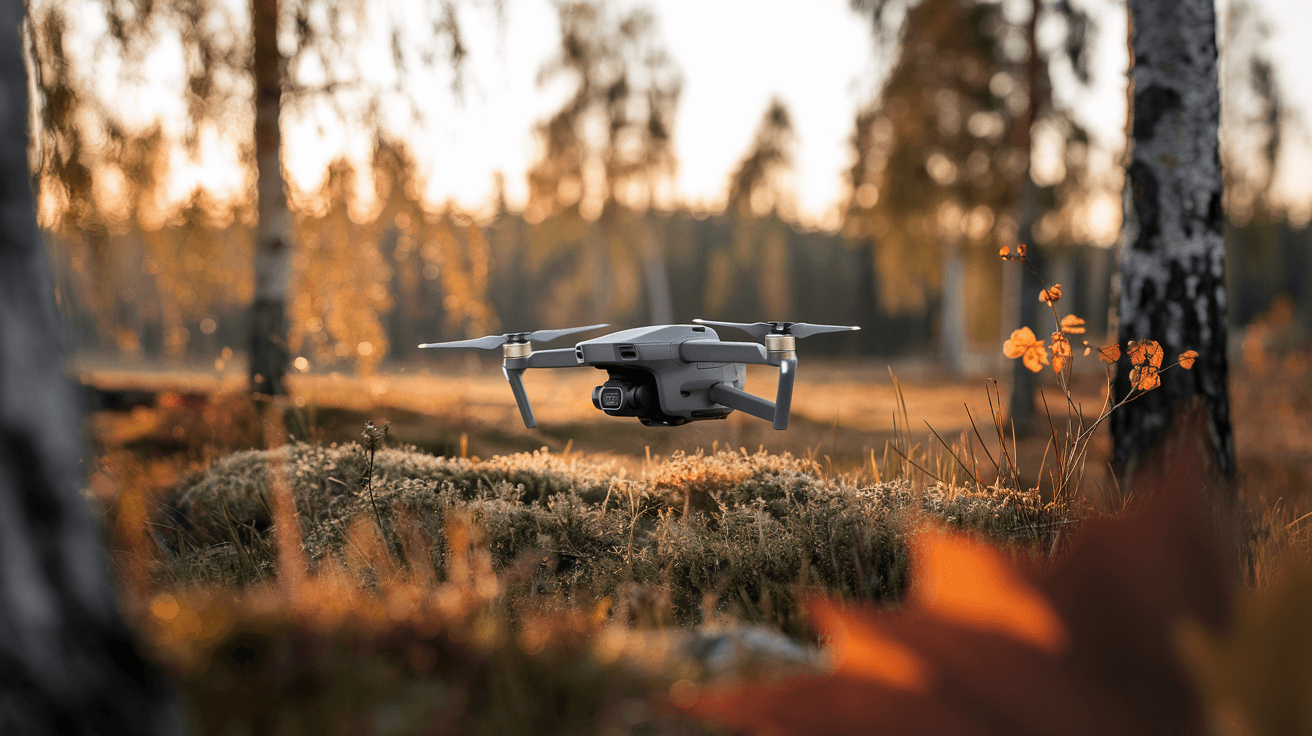 Billede der illustrerer bedste mini drone - friluftsliv og udstyr