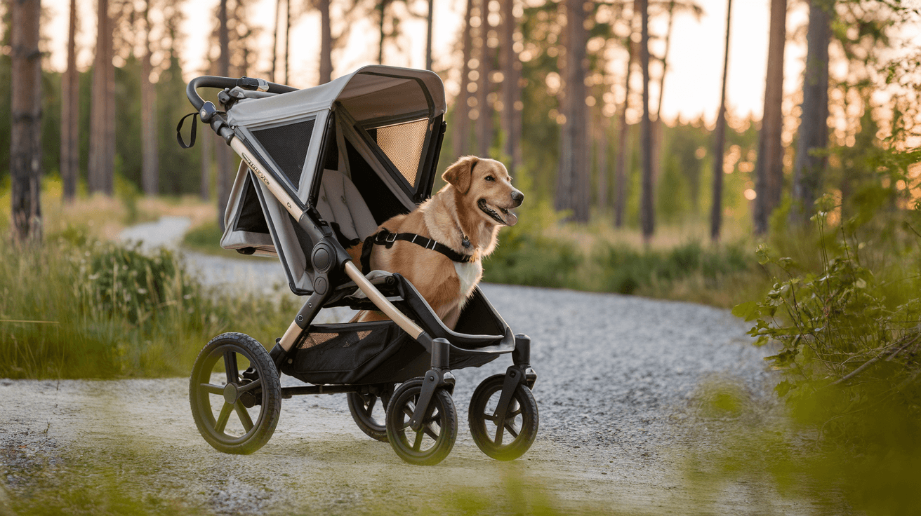 Billede der illustrerer bedste hundeklapvogn