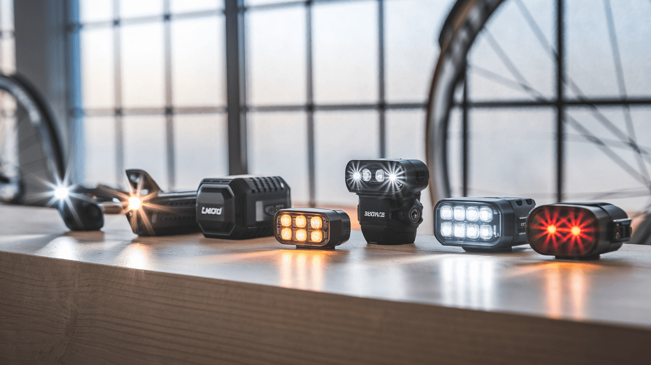 Billede der illustrerer bedste cykellygter