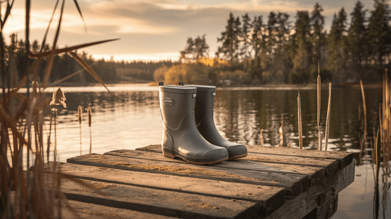 Billede der illustrerer bedste gummistøvler herre - friluftsliv og udstyr