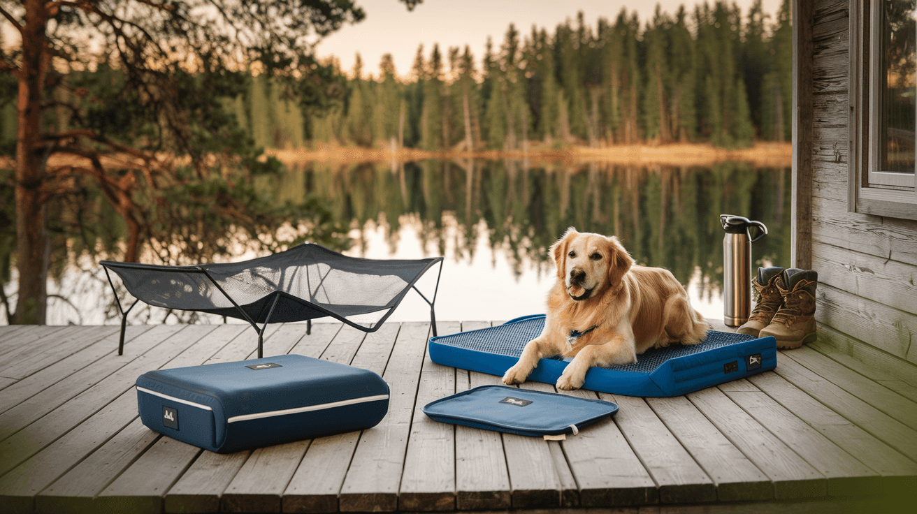 Billede der illustrerer bedste kølemåtte til hund