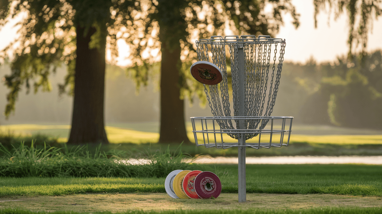 Billede der illustrerer bedste disc golf kurv