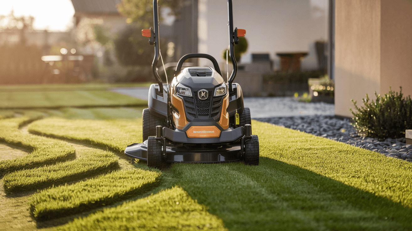 Billede der illustrerer bedste plæneklipper