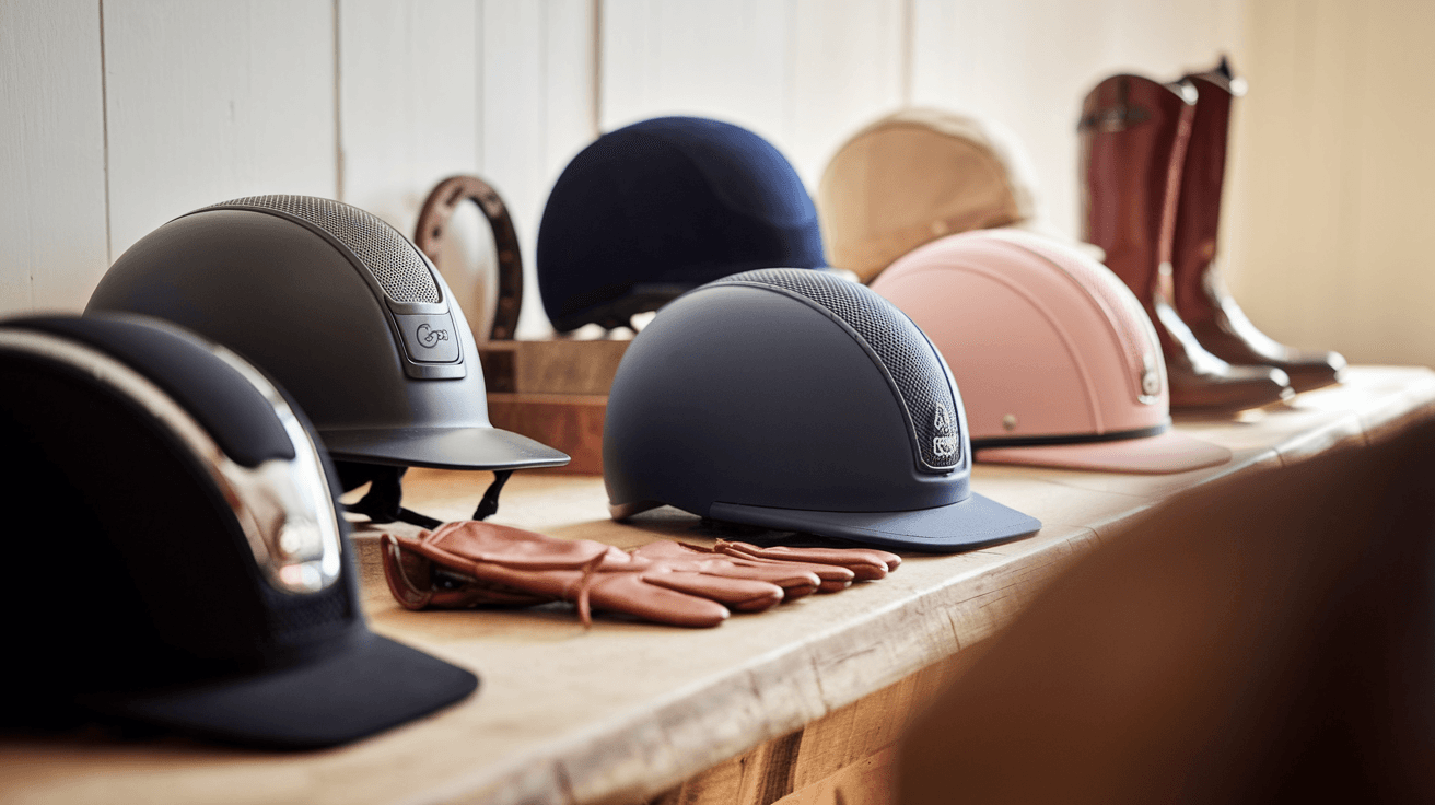 Billede der illustrerer bedste ridehjelm børn