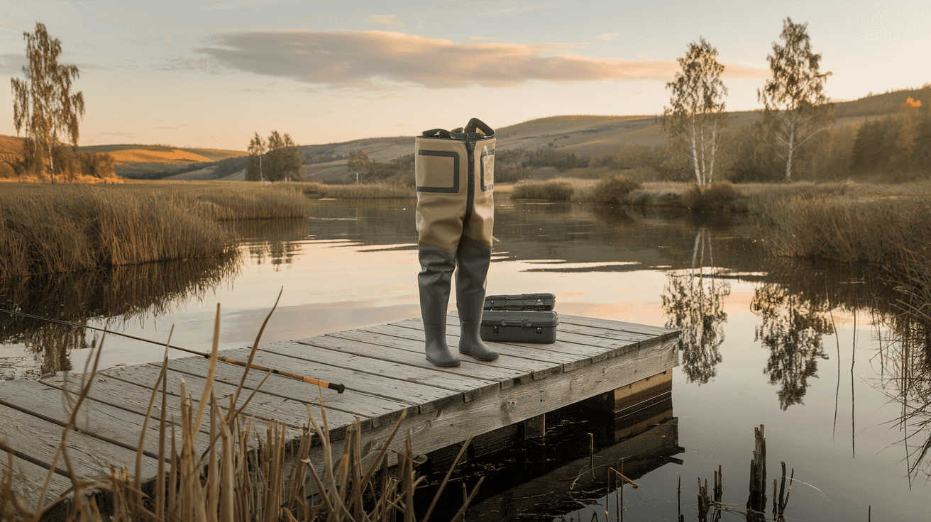 Billede der illustrerer bedste neopren waders - friluftsliv og udstyr