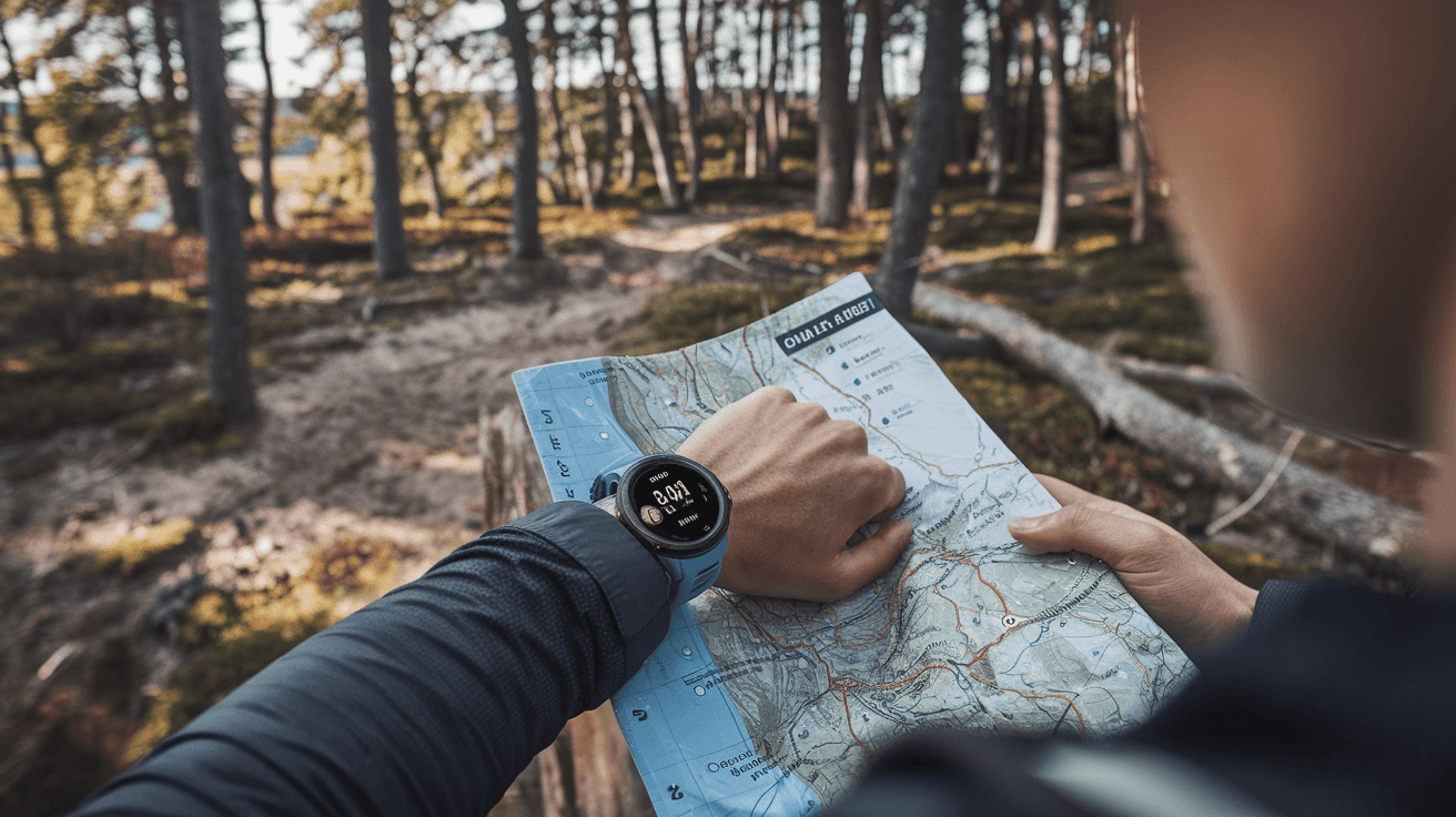 Billede der illustrerer bedste garmin smartwatch - friluftsliv og udstyr