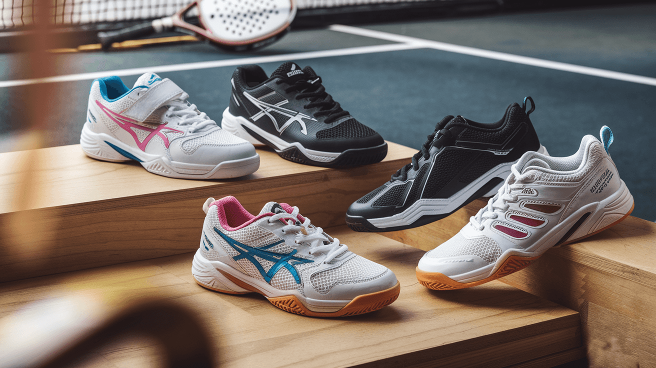 Billede der illustrerer bedste padel sko dame