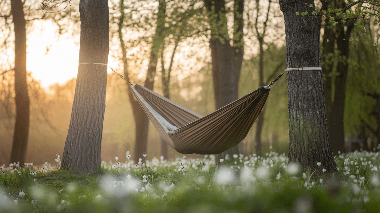 Billede der illustrerer bedste outdoor hængekøje - friluftsliv og udstyr