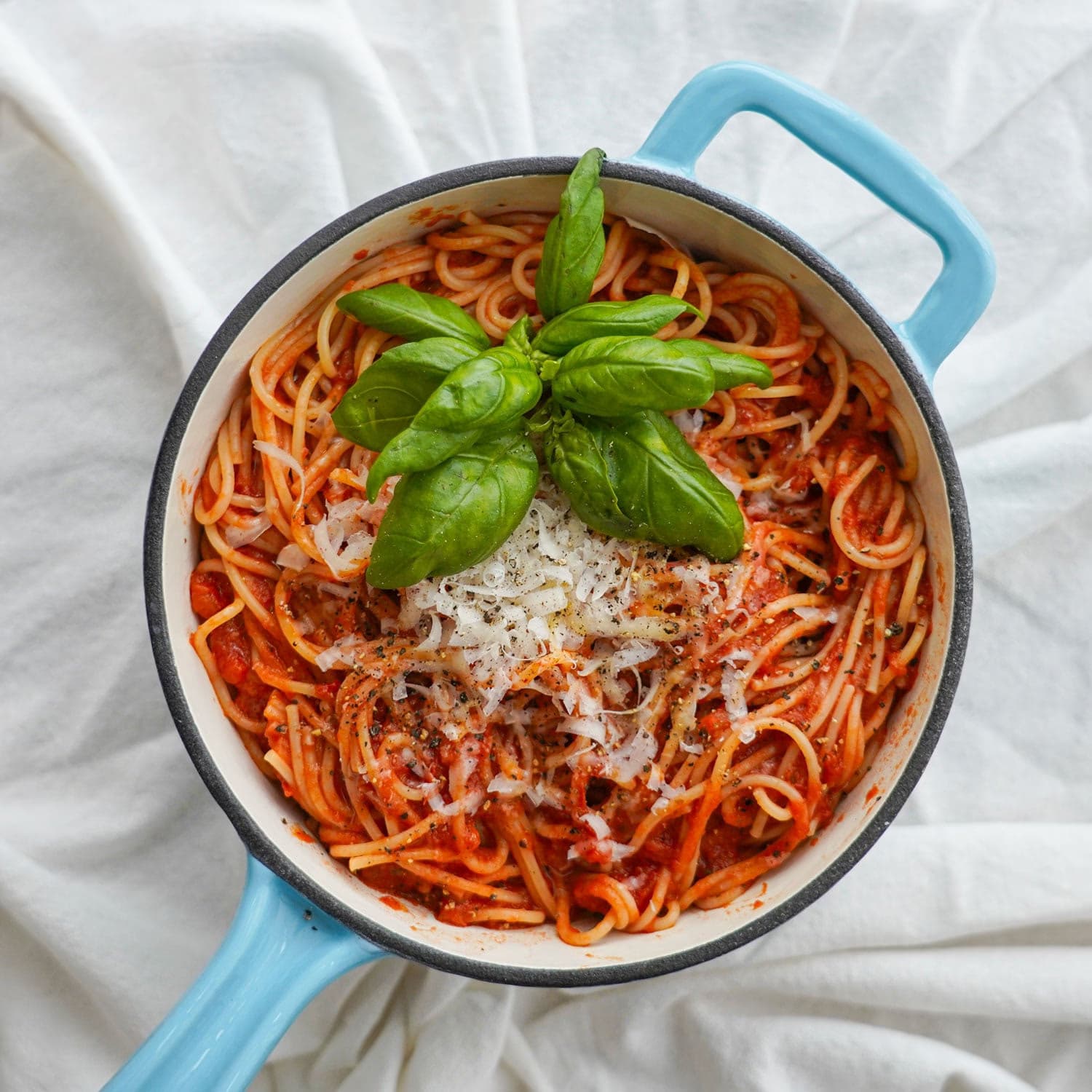 Qookware Emaljeret Støbejerns Kasserolle