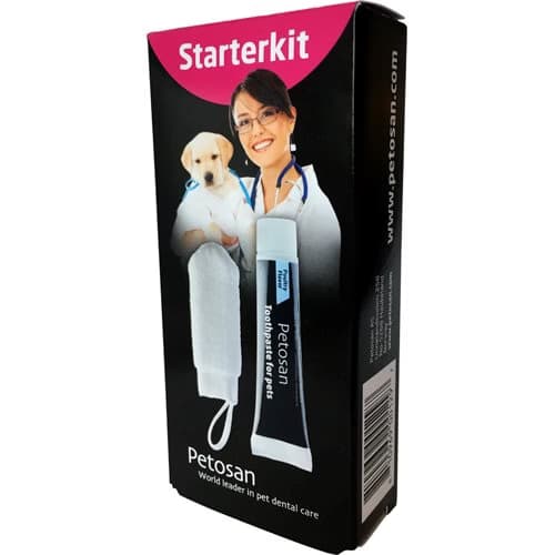 Petosan Fingertandbørste + Tandpasta